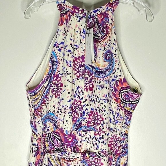 NEW Kachel x Anthropologie Amethyst Jumpsuit Paisley Women's Size 12 - Picture 9 of 12